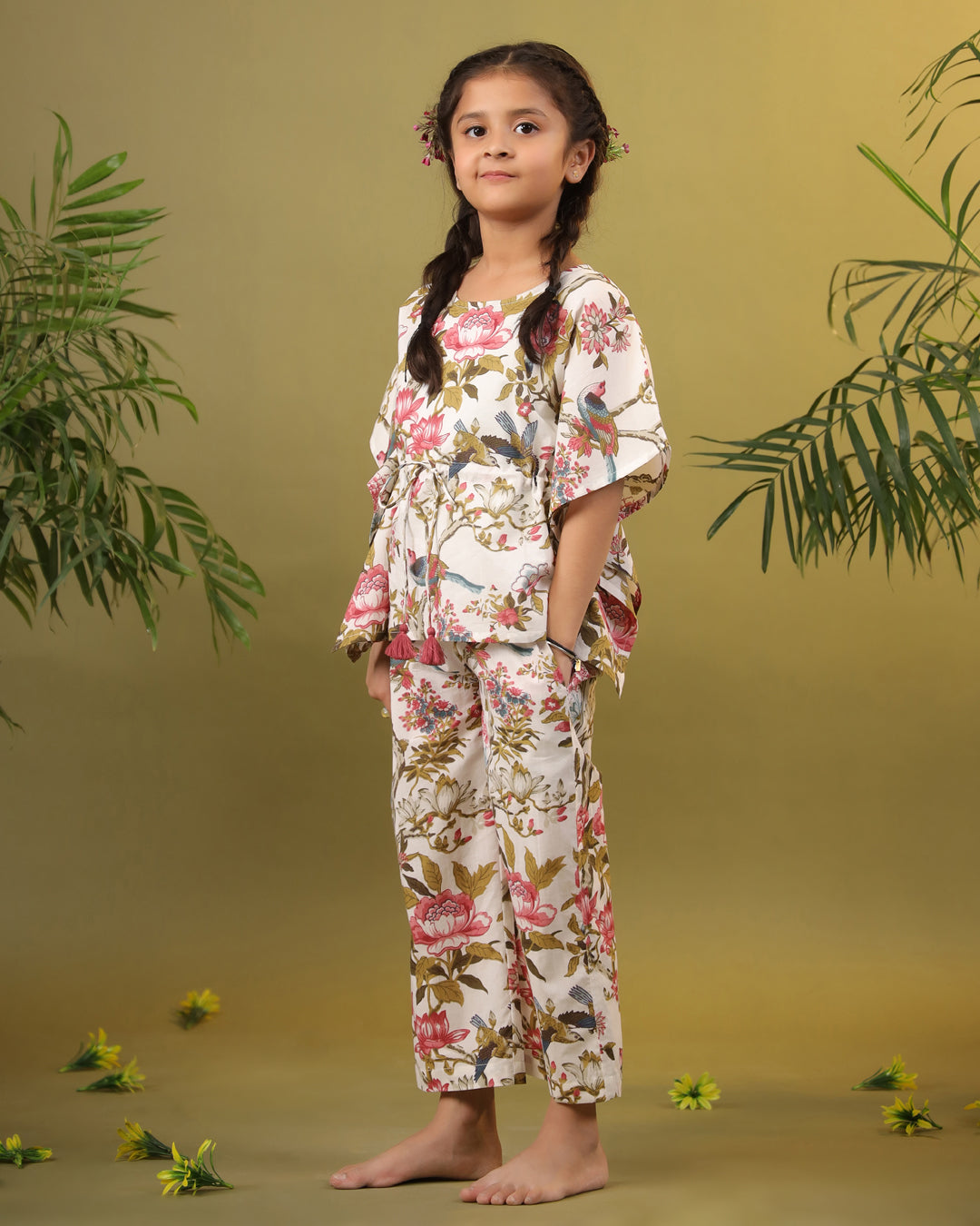 Kids Pure Cotton Multi Colour Printed Night suits - SanskrutiHomes