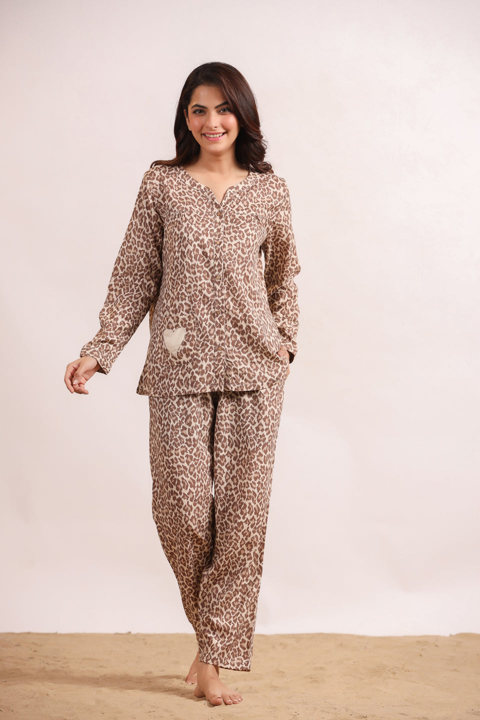 Bagera Printed Cotton Night SUIT