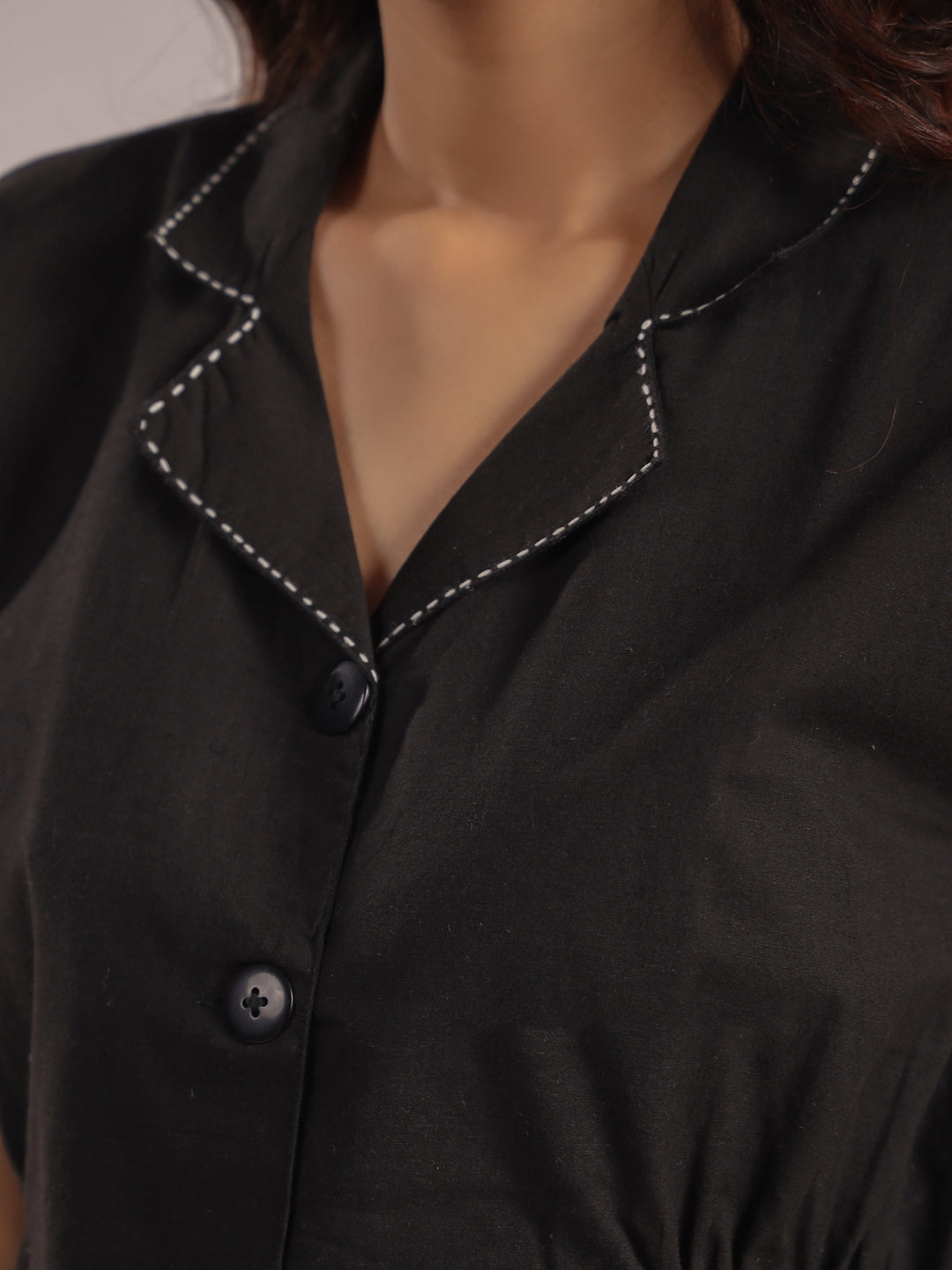 Sleeveless Pure Cotton Night Suit Set