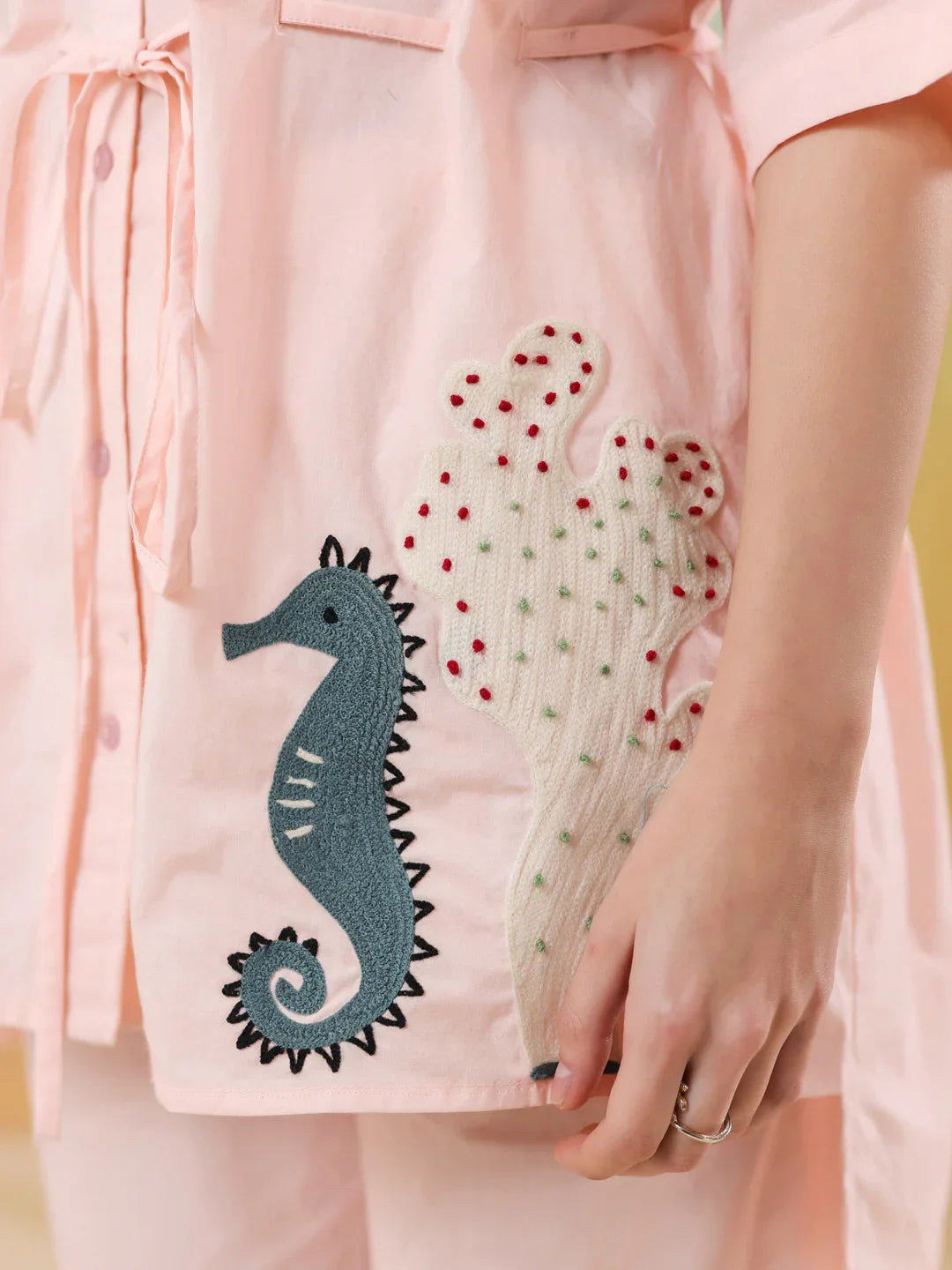 Peach Color Solid Co-ords Set for Women and Girls - SanskrutiHomes