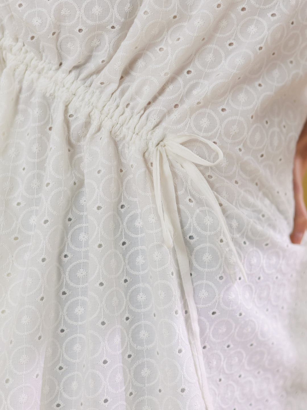 White Color Solid Top for Women