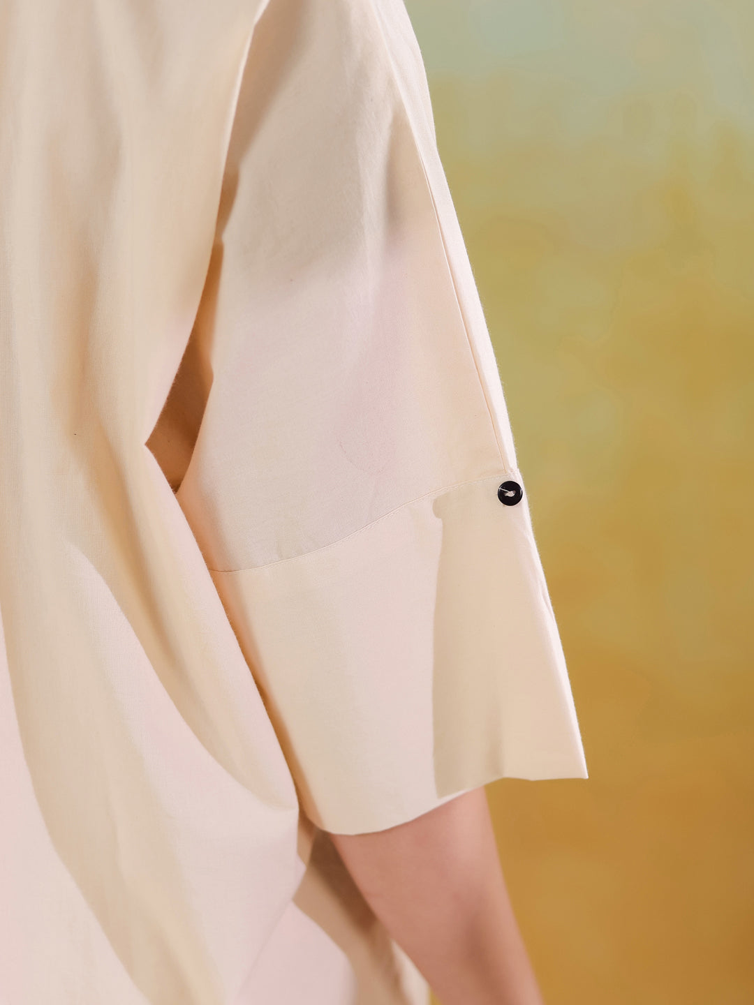 Cream Color Embroidered Co-ords Set for Women