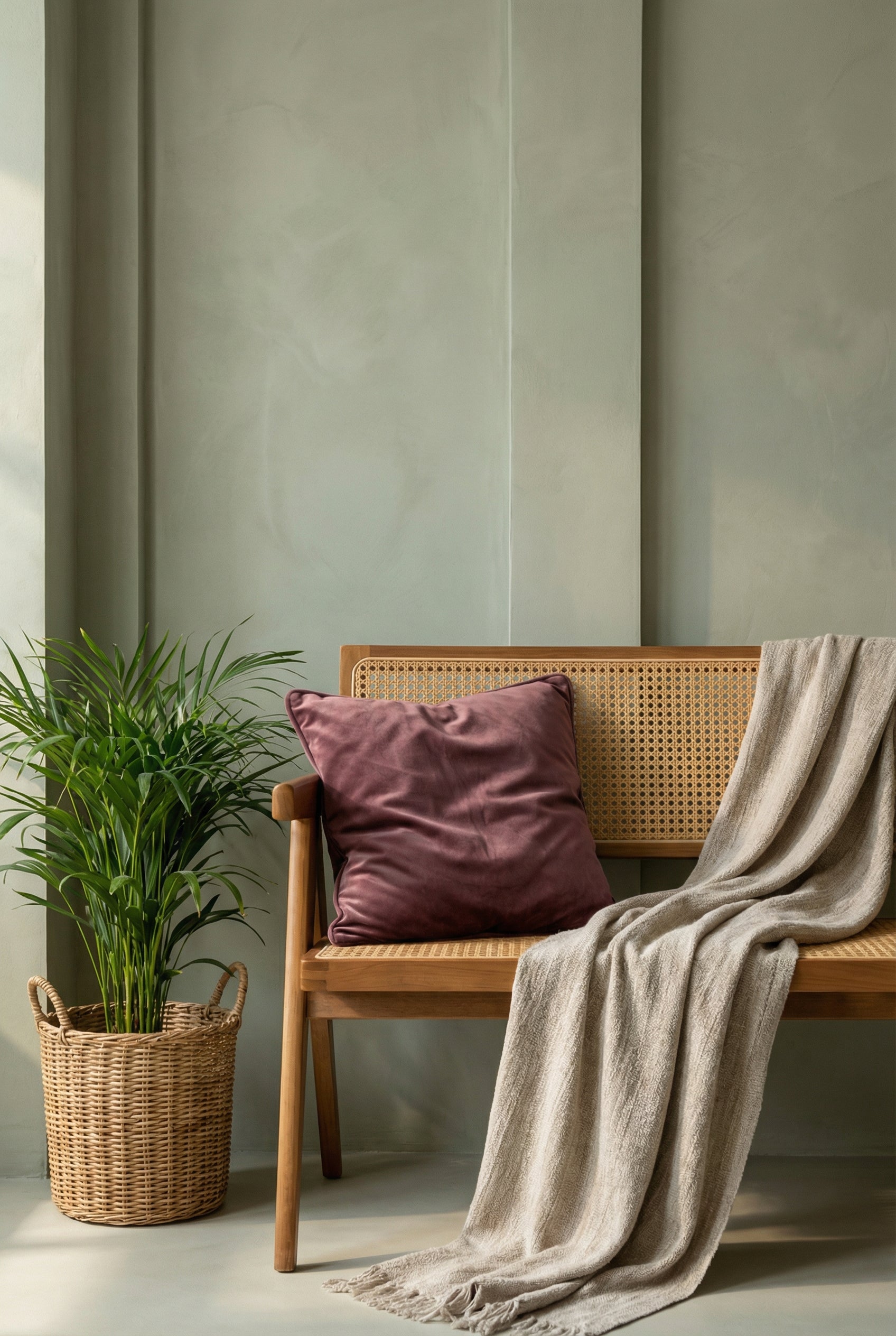 Brown Solid Velvet Cushion Cover With Soft Luxe Finish