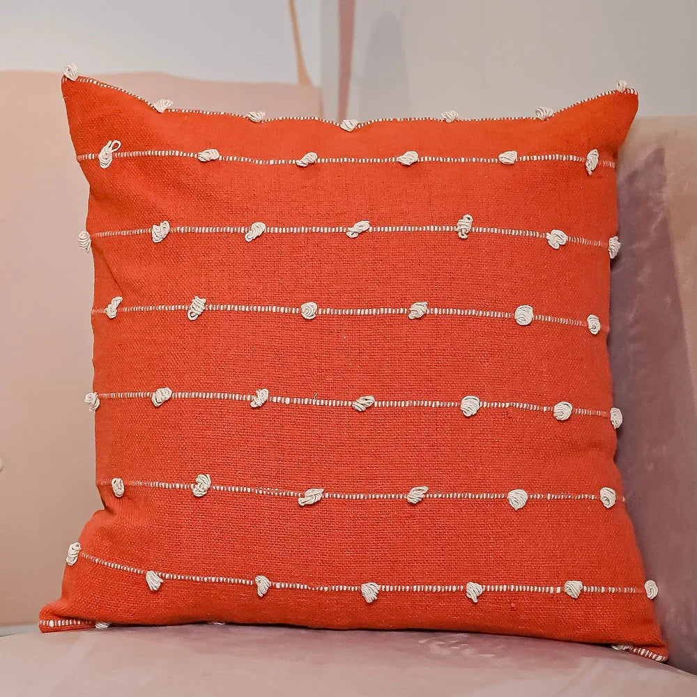 Handloom Pure Cotton Cushion Cover - SanskrutiHomes