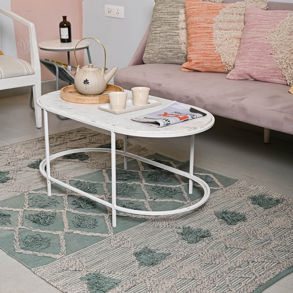 Hand-weaved 100% Cotton Multi-color Rug