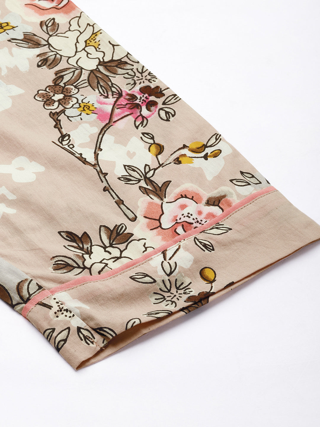 Floral Printed FULL SLEEVES Cotton Night suit