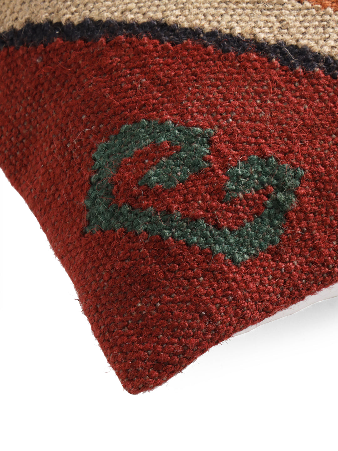 Designer Hand-made Jute Cushion Cover