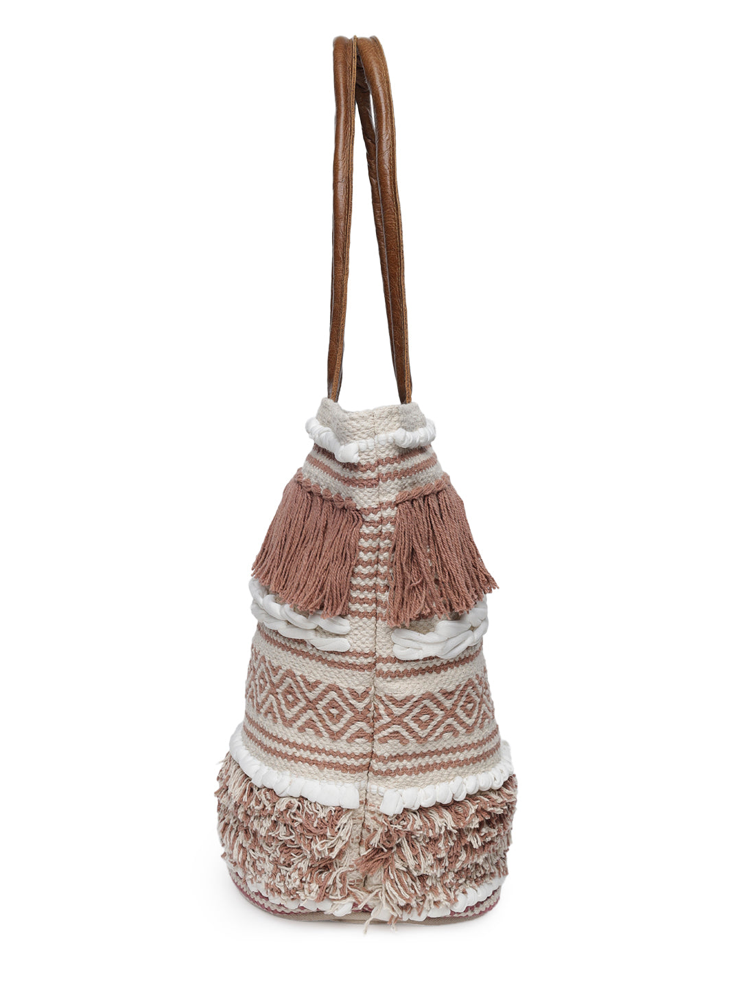 Chestnut Hand Woven Tote Bag