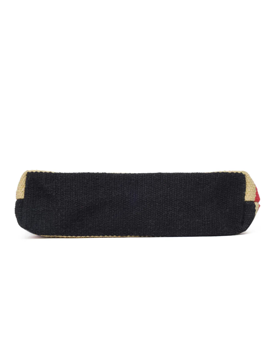 Black Ikhat Hand Woven Tote Bag