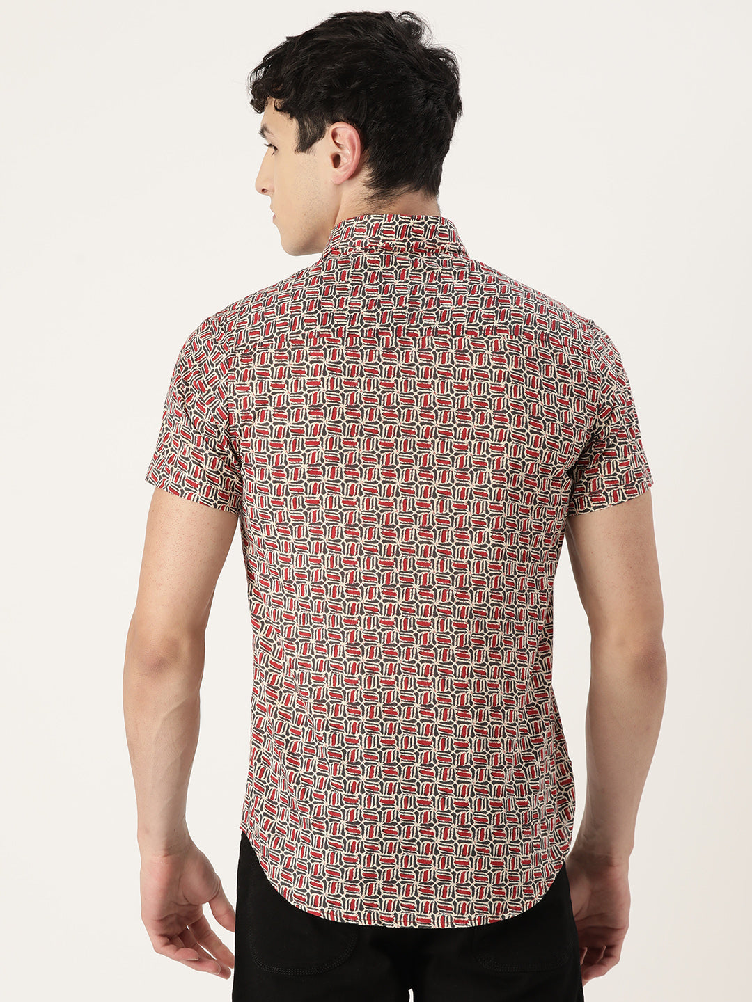Multi-colored Cotton Printed Shirt