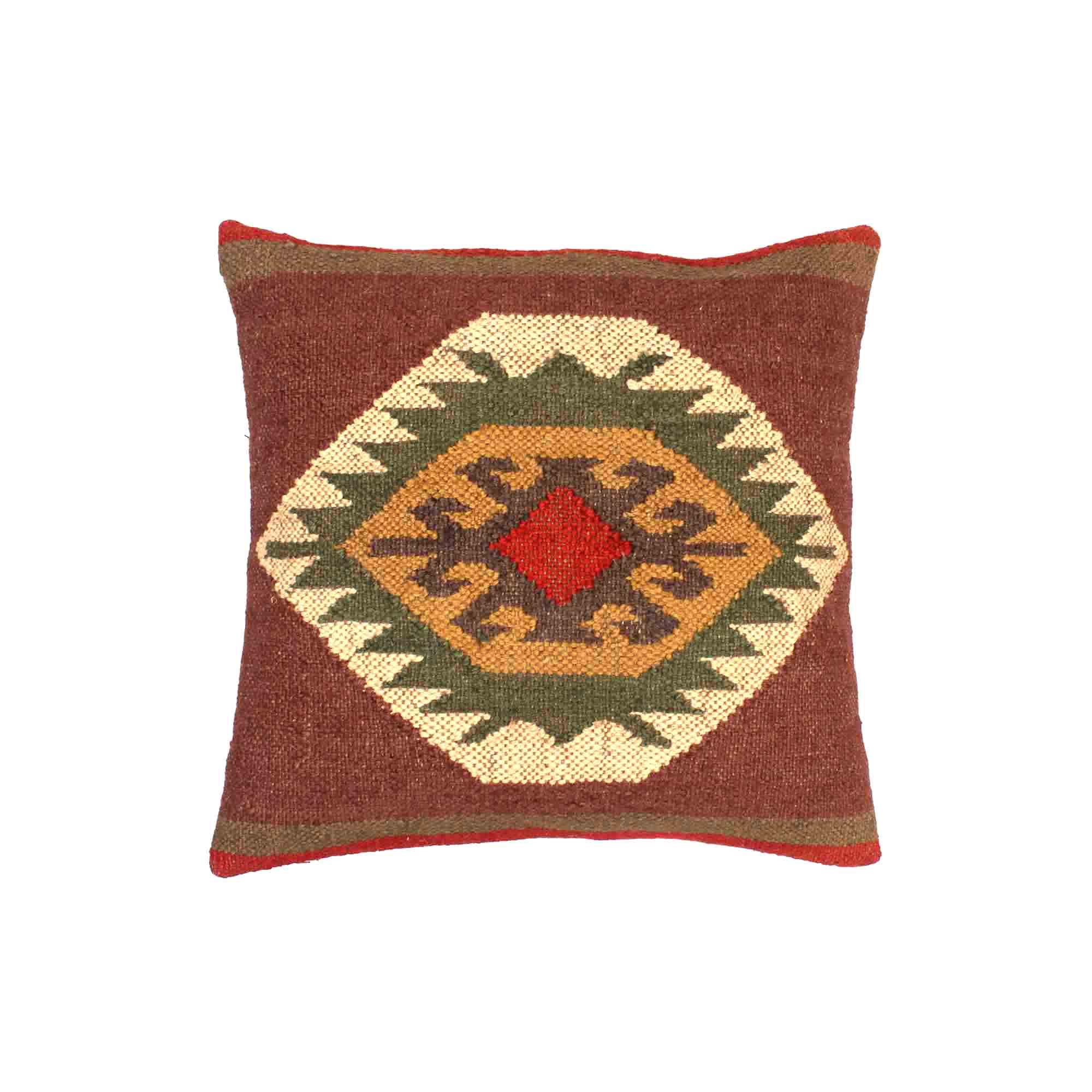 Multi-color Hand-made Cotton Cushion Cover - SanskrutiHomes