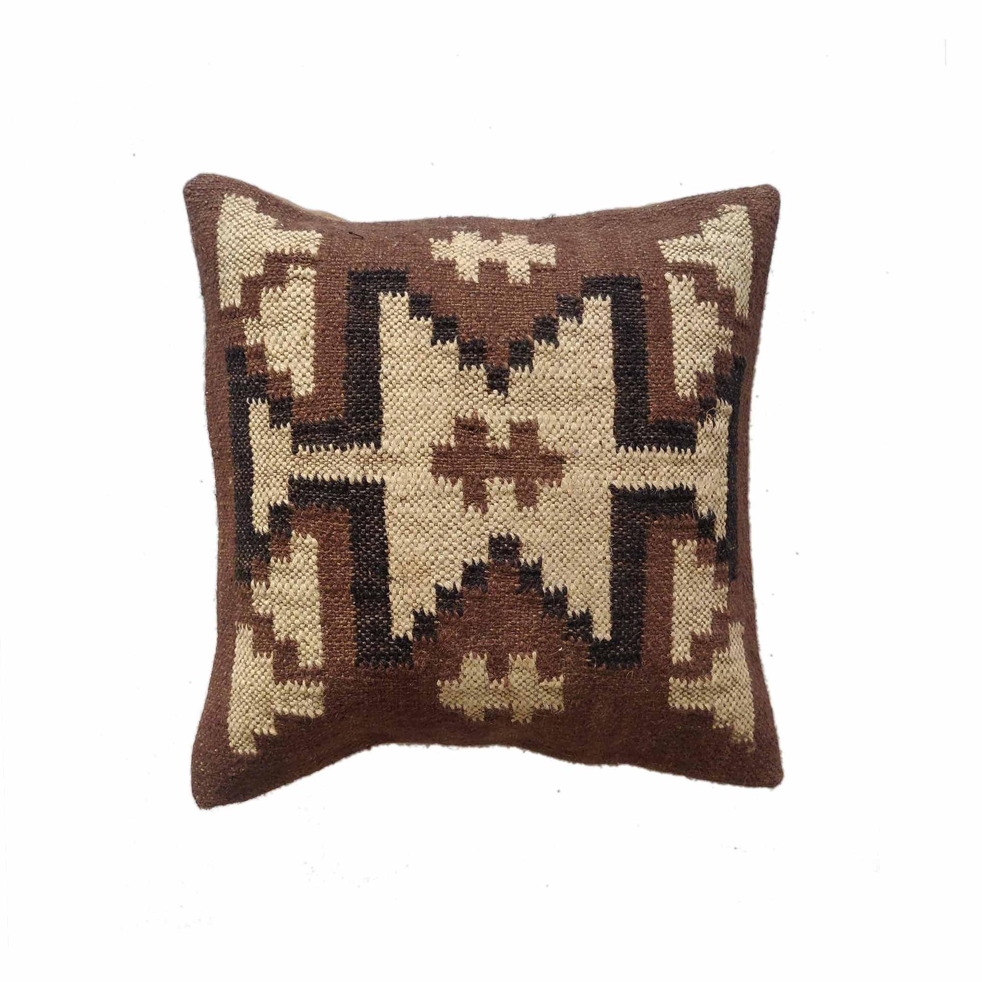 Designer Hand-Made Jute Cushion Cover