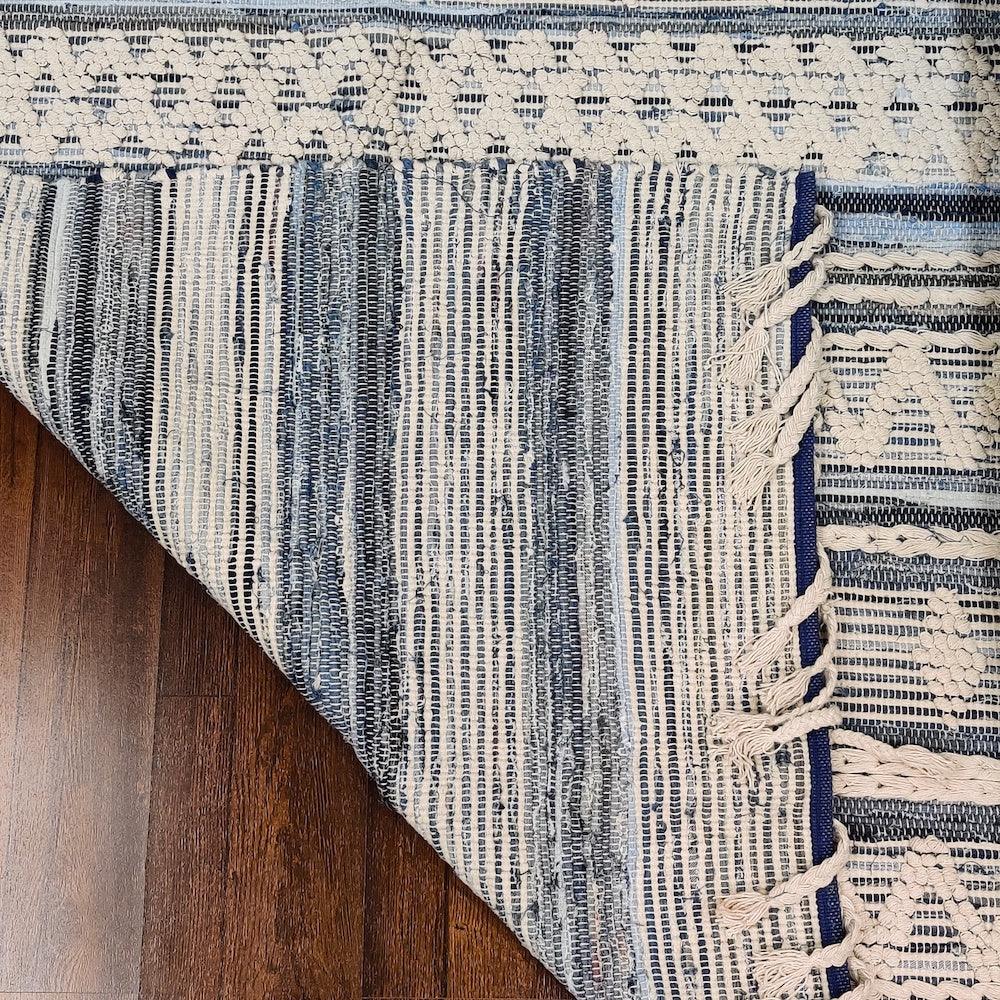 Hand-weaved 100% Cotton Rug - SanskrutiHomes