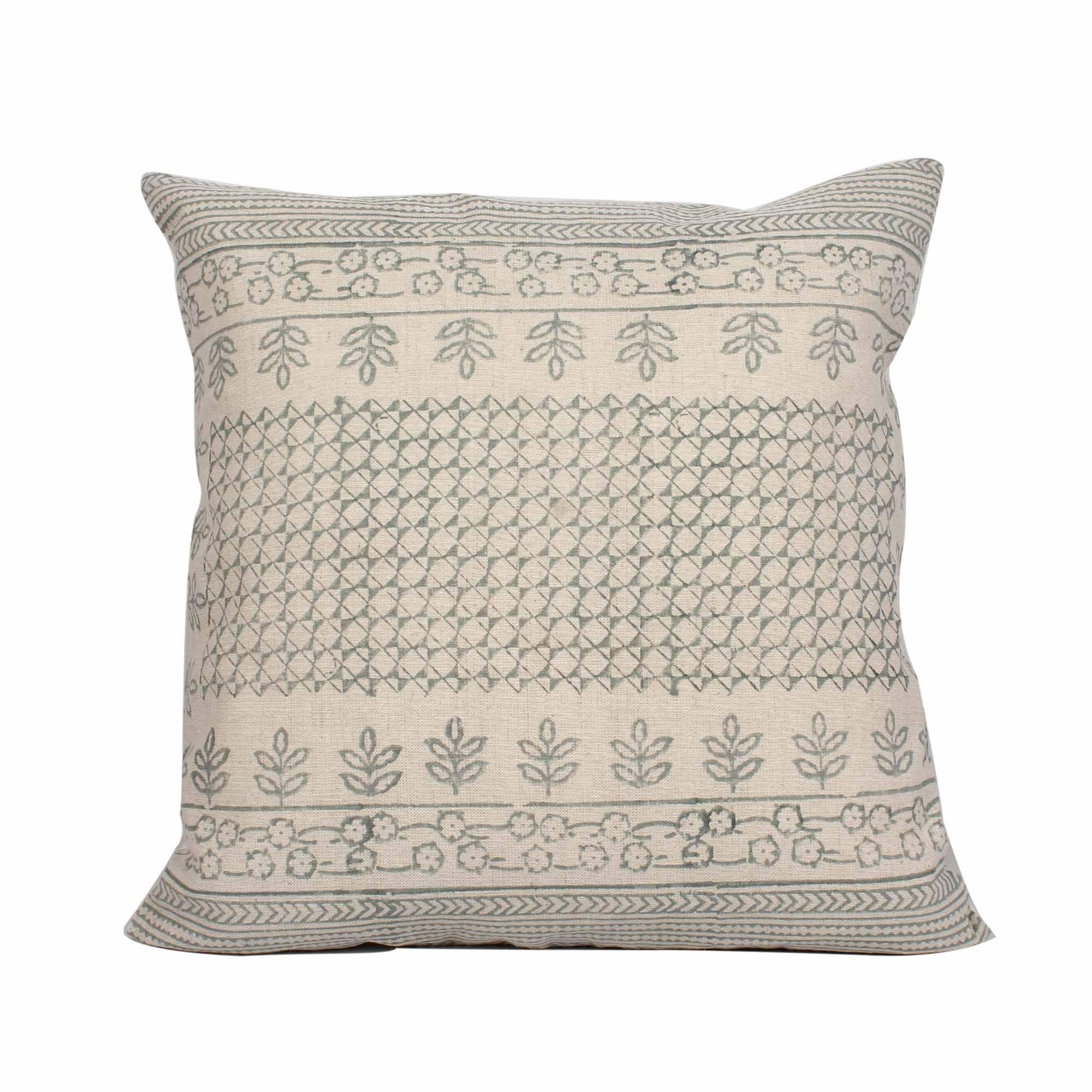 Hand-made blockprint Cotton Cushion Covers - SanskrutiHomes
