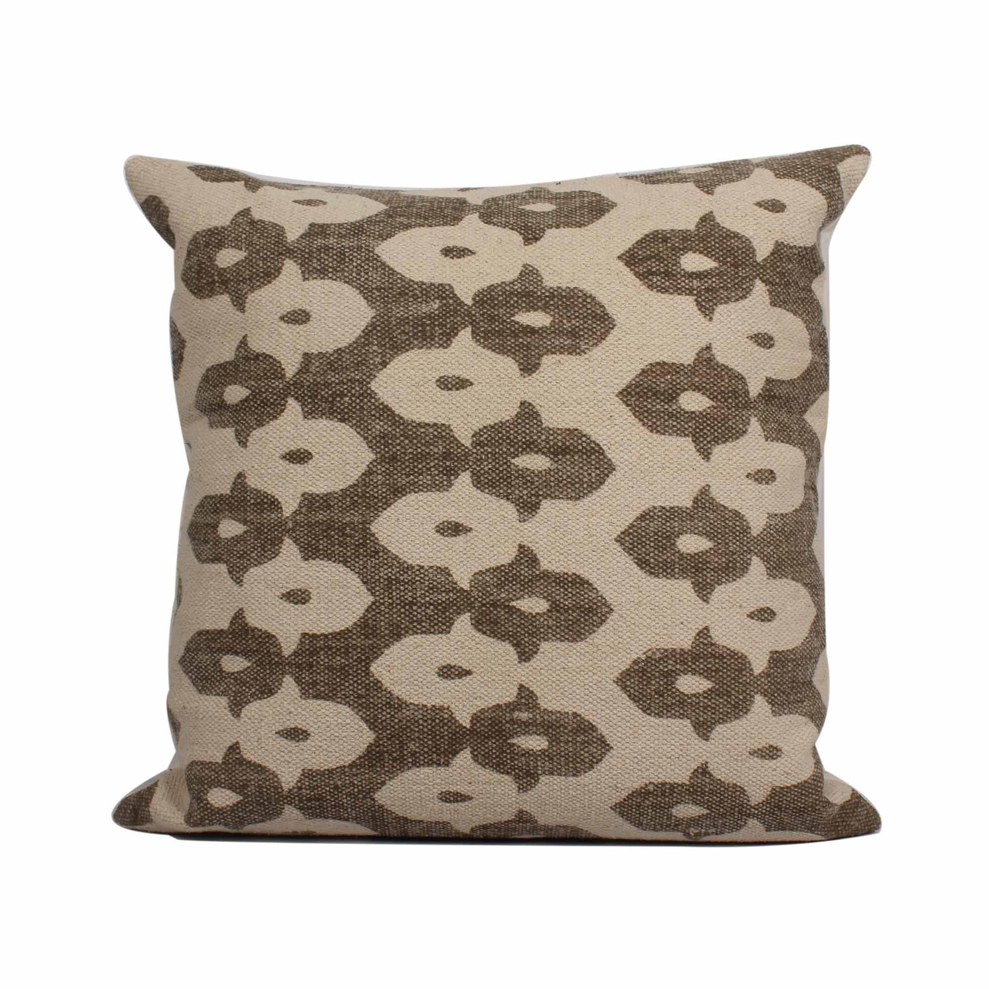 Dual Tone Hand-Made Cotton Printed Cushion Covers