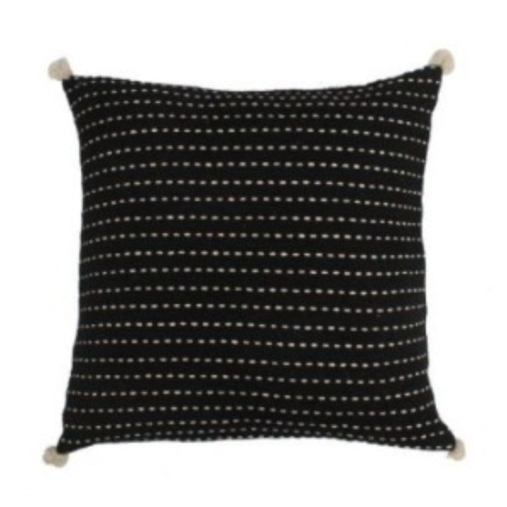Black Crown Set of 2 Cushion Covers
