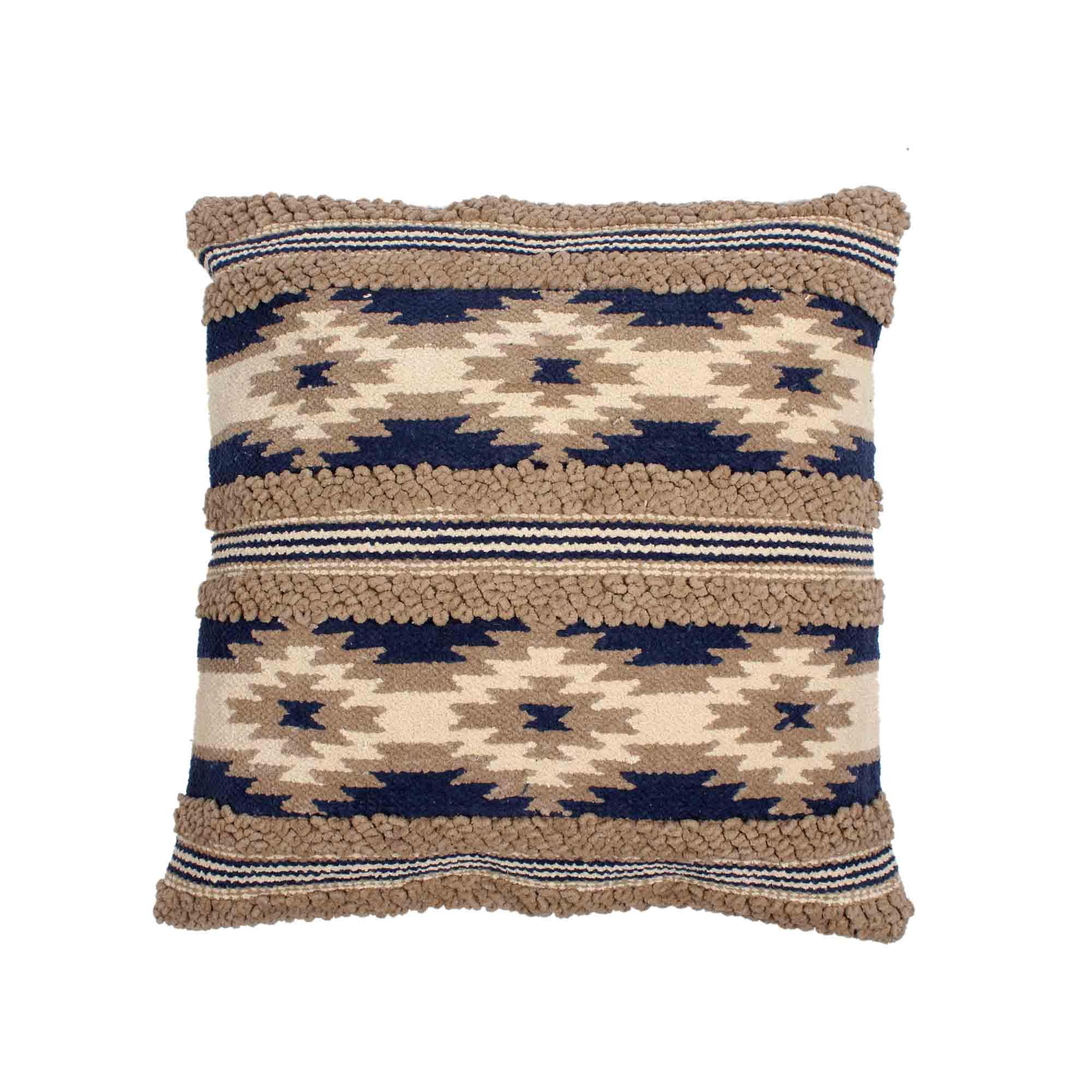 Boho Hand-made Cotton Wool Cushion Covers. - SanskrutiHomes