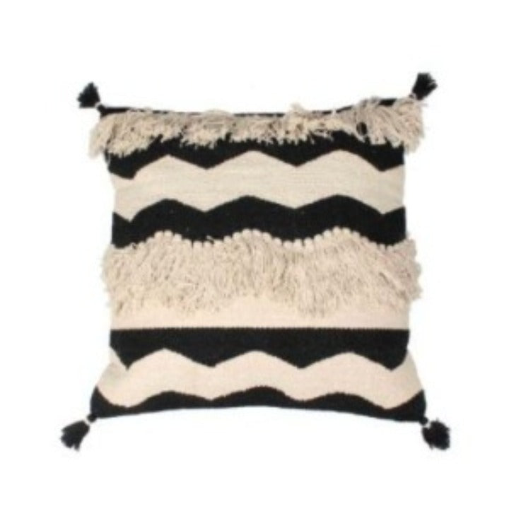 Black Crown Set of 2 Cushion Covers