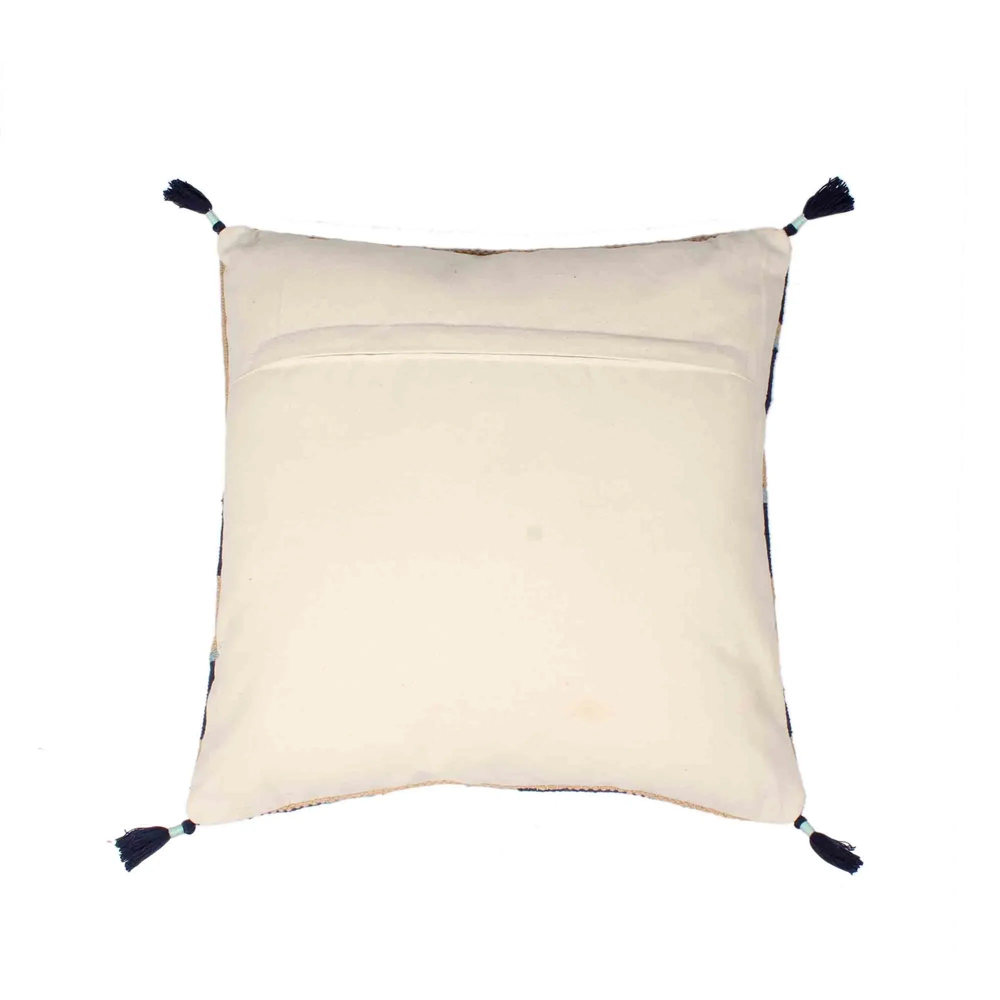 Hand-Made Cotton Multicolor Cushion Cover