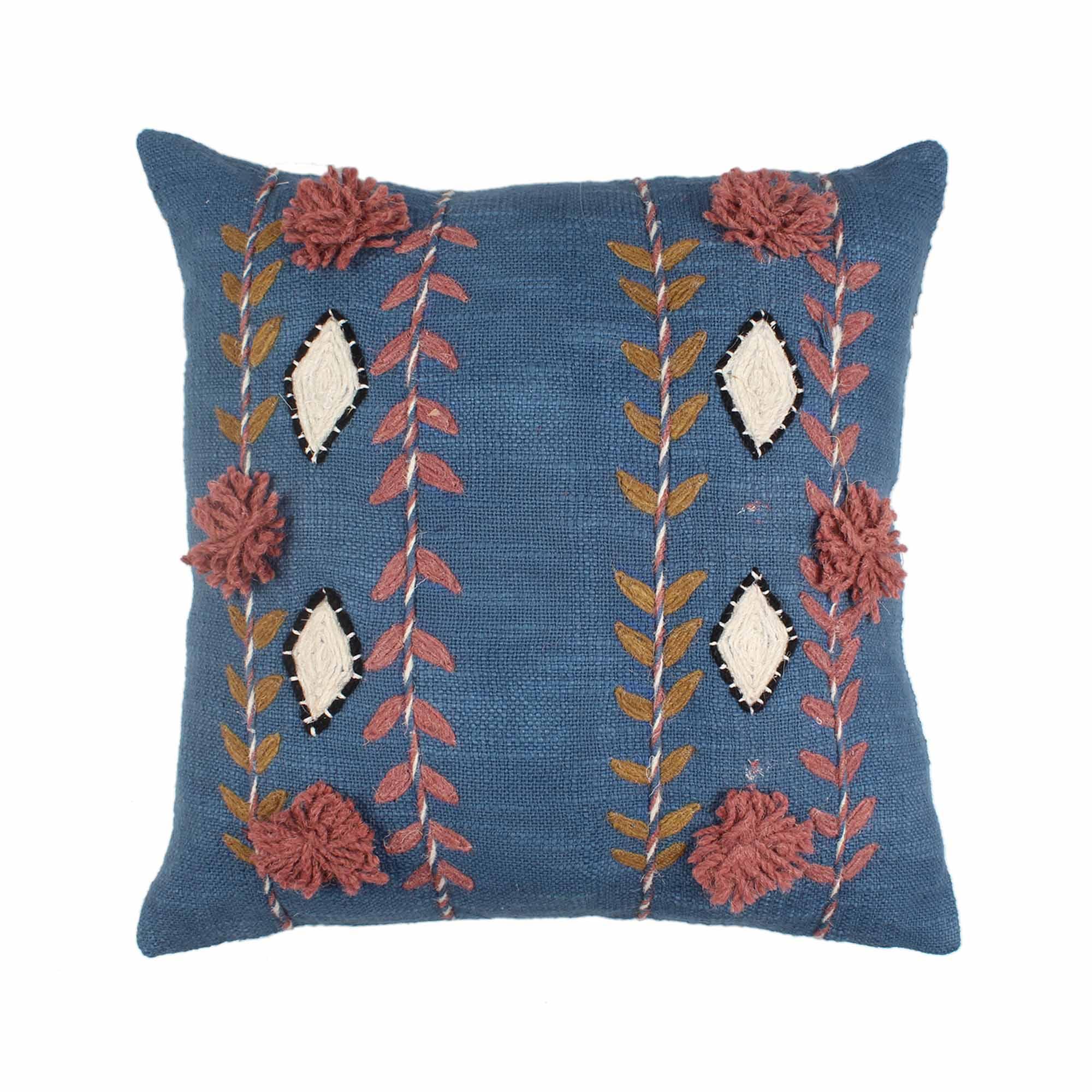 Handloom Pure Cotton Cushion Cover - SanskrutiHomes