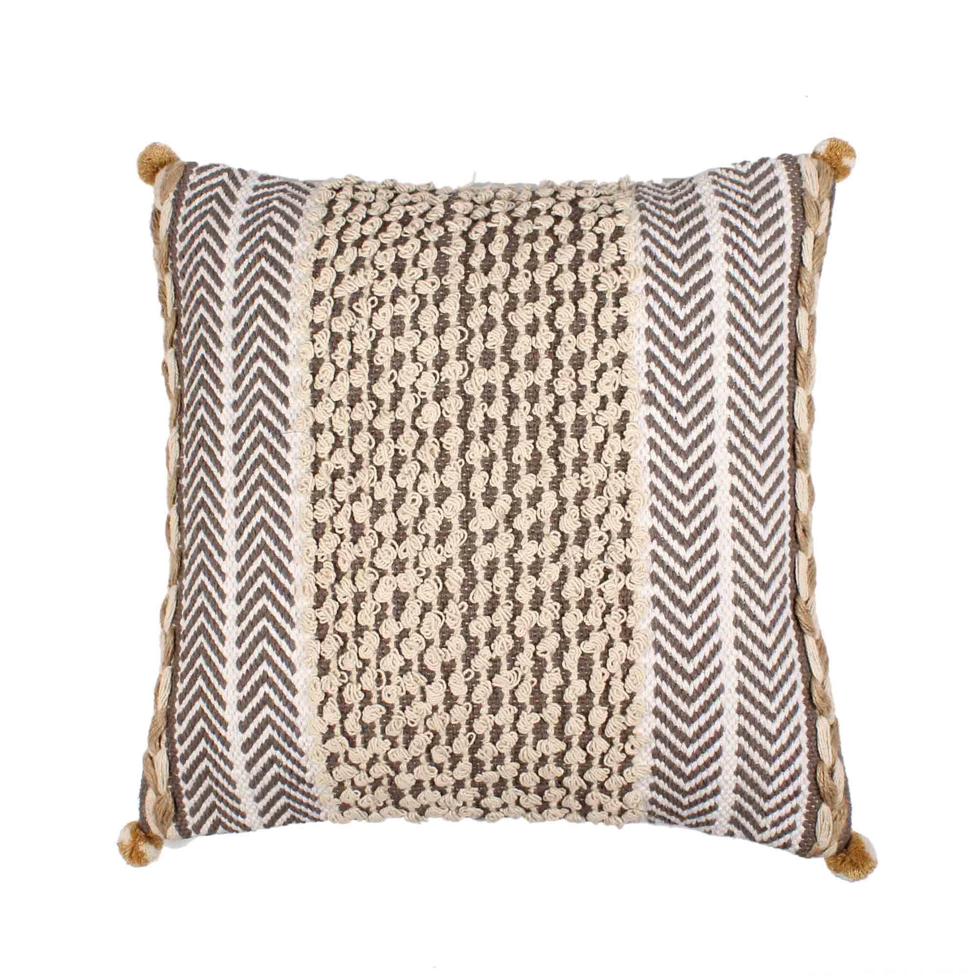 Hand-made Cotton Multicolor Pillow Cover - SanskrutiHomes