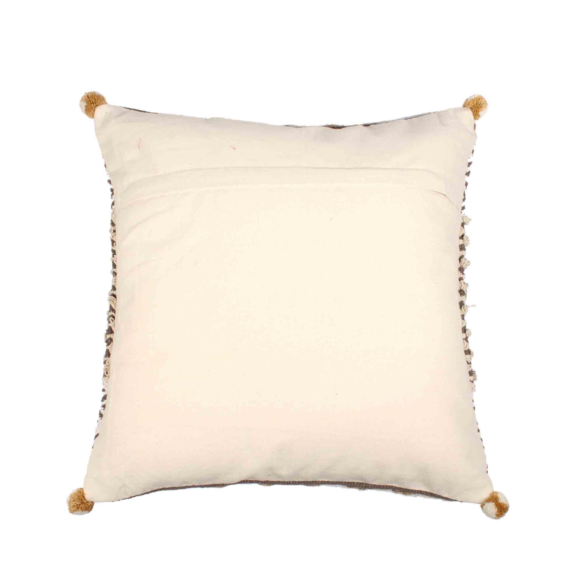 Hand-made Cotton Multicolor Pillow Cover - SanskrutiHomes