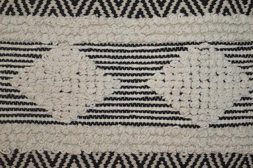 Hand-weaved Black & White Wall Hanging - SanskrutiHomes