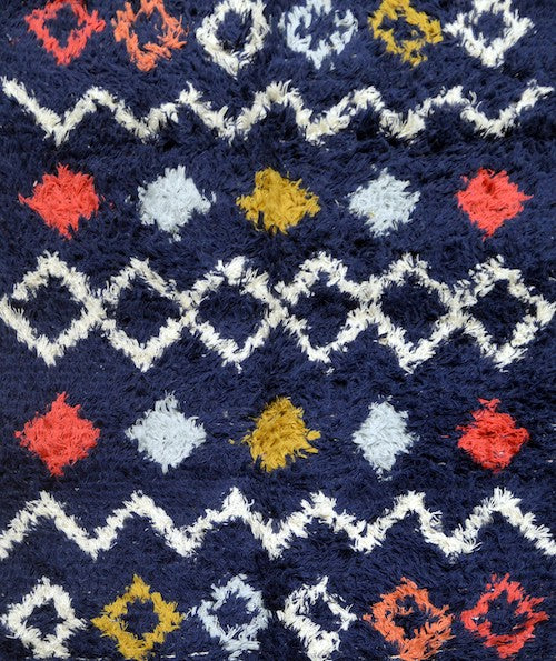 Hand-weaved 100% wool Multi-color Rug