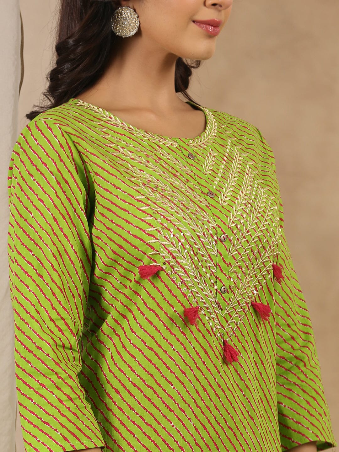 Women Pure Cotton 2 pcs Kurta Set Kurti Dupatta set Pant Rangdeep-Fashions