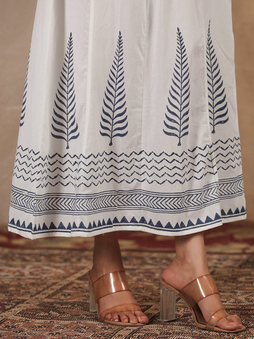 Women Pure Cotton 2 pcs Kurta Set Kurti Dupatta set Pant Rangdeep-Fashions