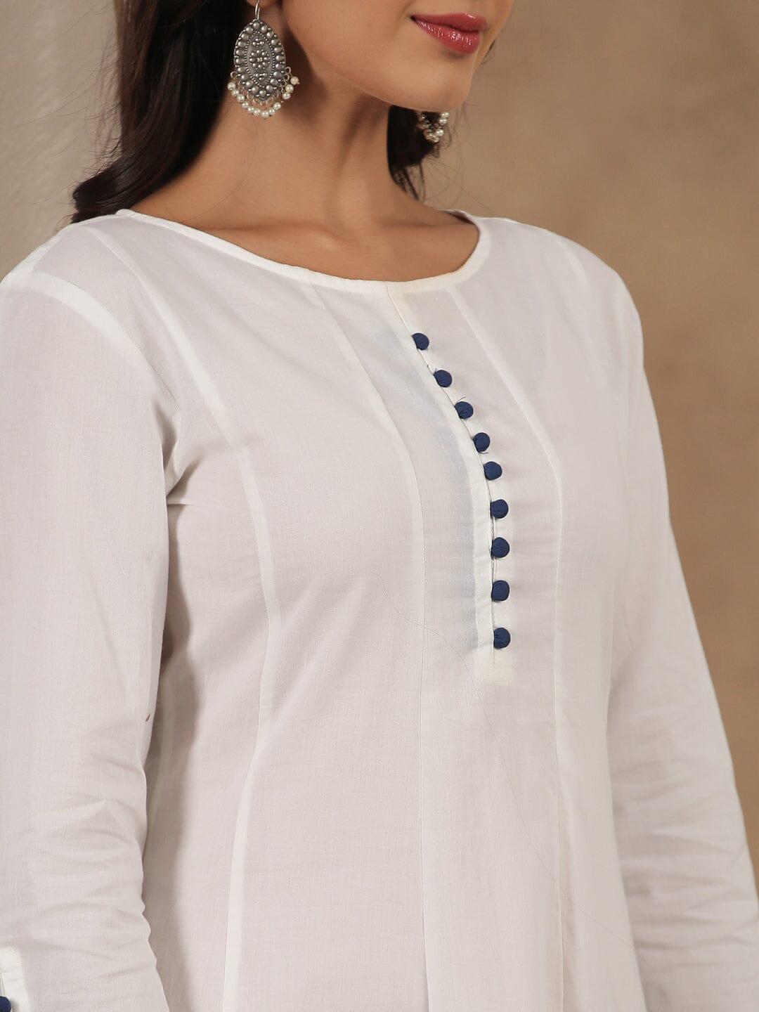 Women Pure Cotton 2 pcs Kurta Set Kurti Dupatta set Pant Rangdeep-Fashions