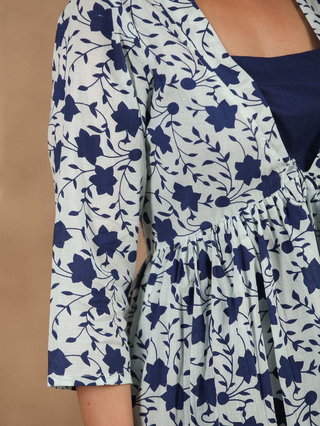 Women Pure Cotton 3 pcs Kurta Set Kurti Dupatta set Pant Rangdeep-Fashions