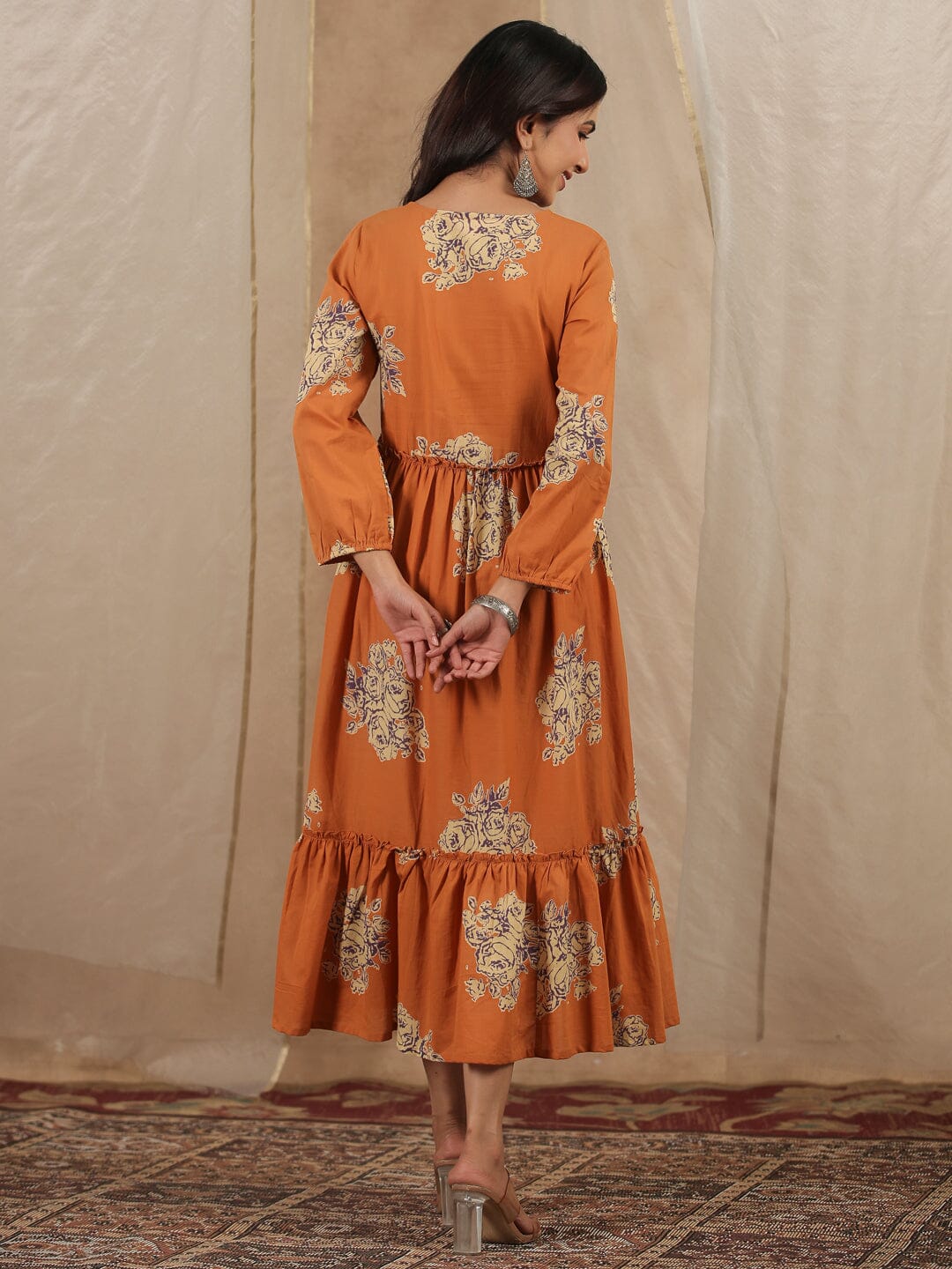 Women Pure Cotton Kurta dress Kurti Rangdeep-Fashions