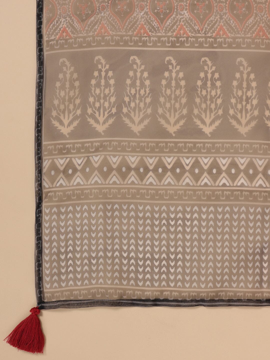 Women Pure Cotton kurta Set with Orgenza Dupatta Kurti Dupatta set Pant Rangdeep-Fashions