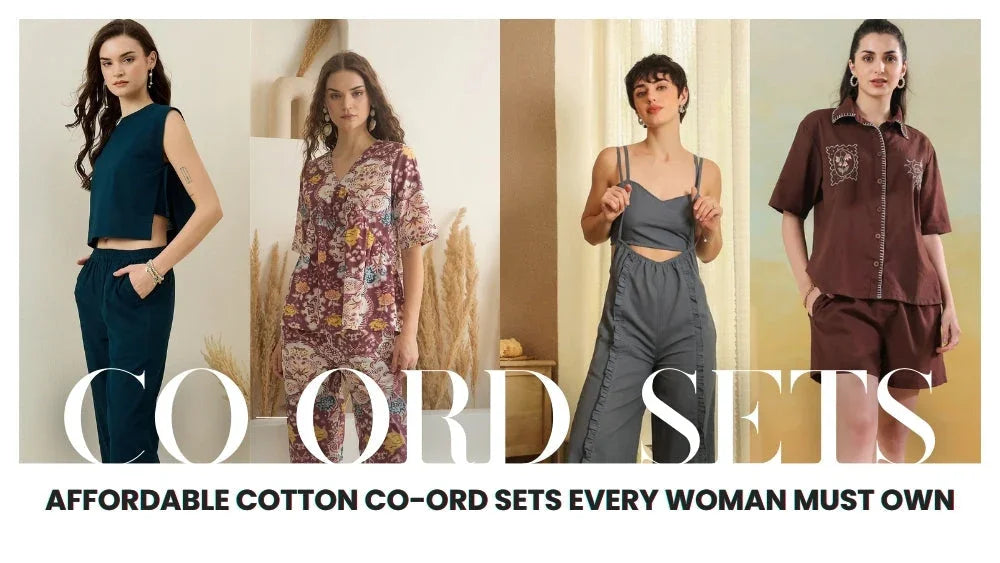 Affordable Cotton Co-ord Sets Every Woman Must Own - SanskrutiHomes 