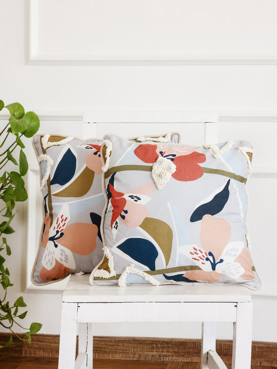 Multi color Print Cushion Cover