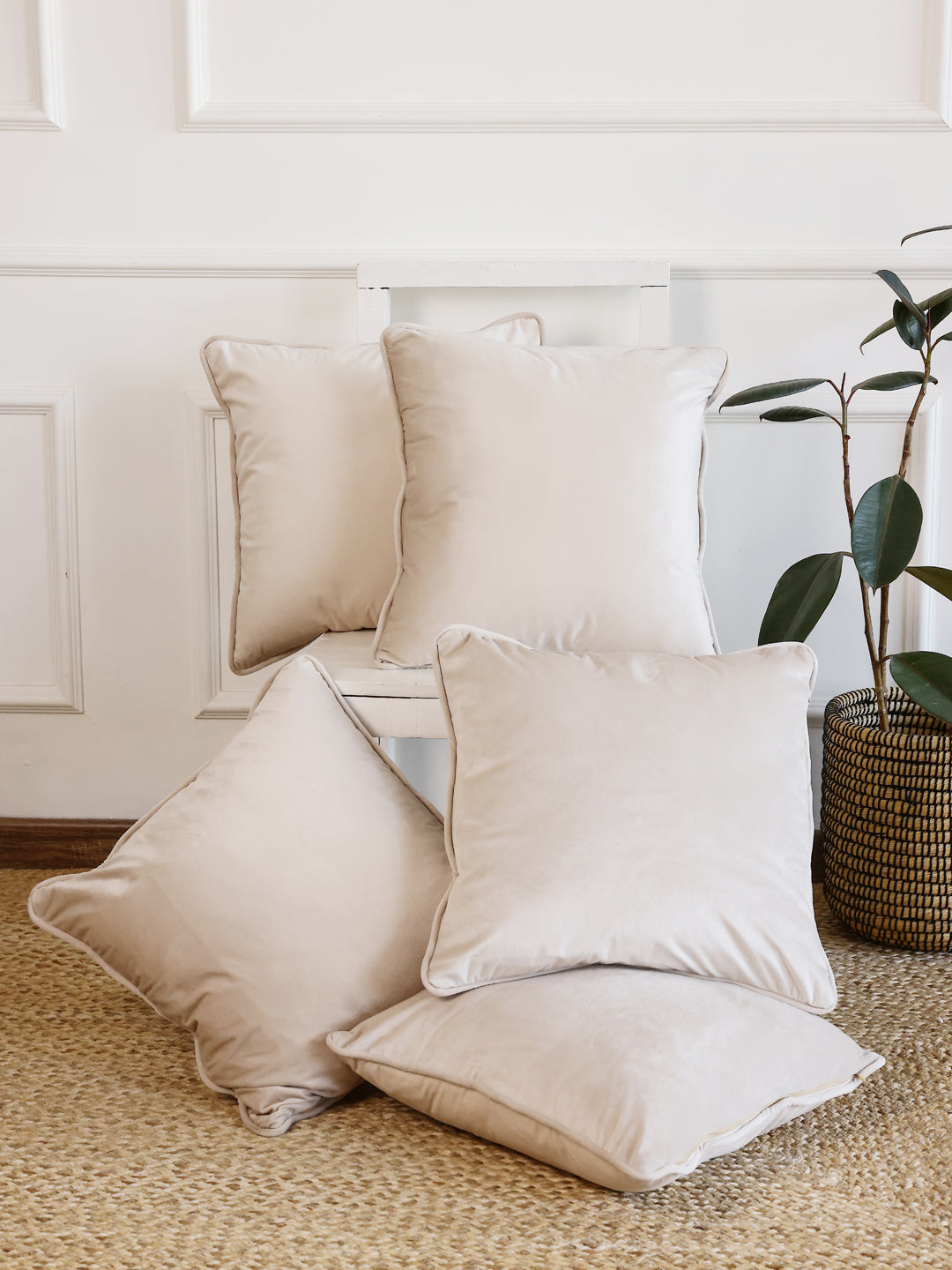Solid Print Cushion Cover