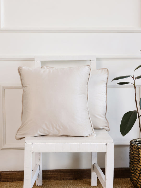 Solid Print Cushion Cover