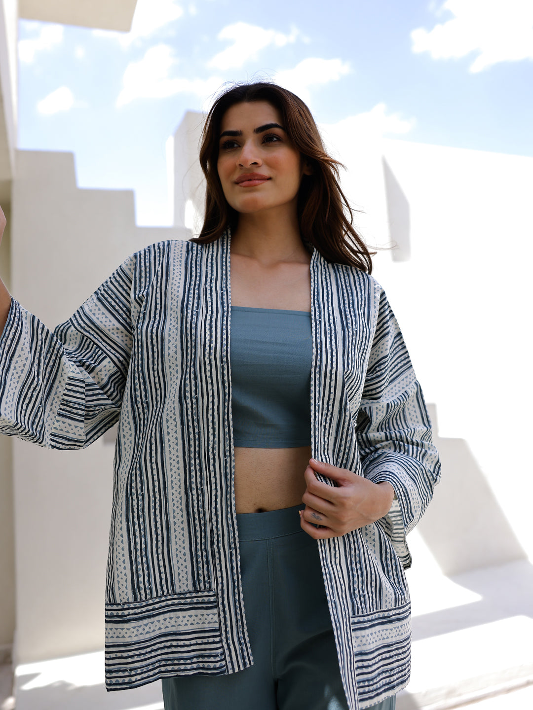 Teal 3 Piece Loungewear Set