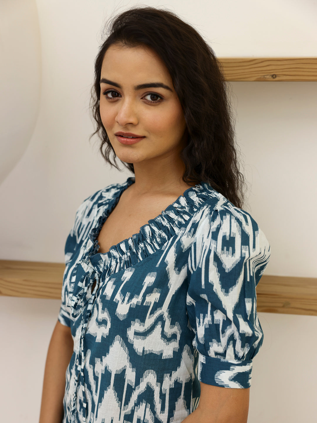 Teal Loungewear Set - SanskrutiHomes 