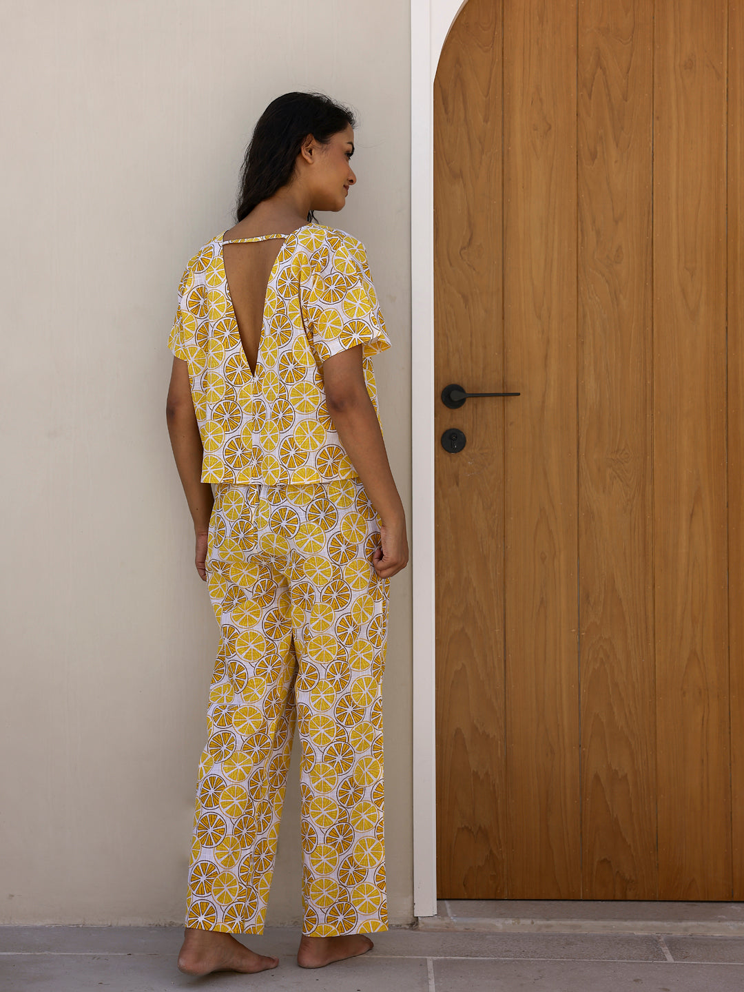 Yellow Lemon Loungewear Set