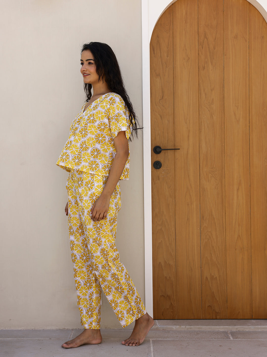 Yellow Lemon Loungewear Set