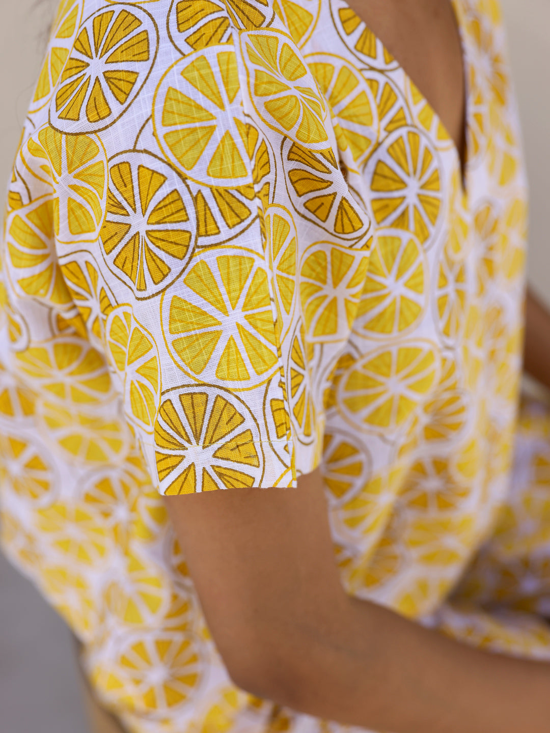 Yellow Lemon Loungewear Set