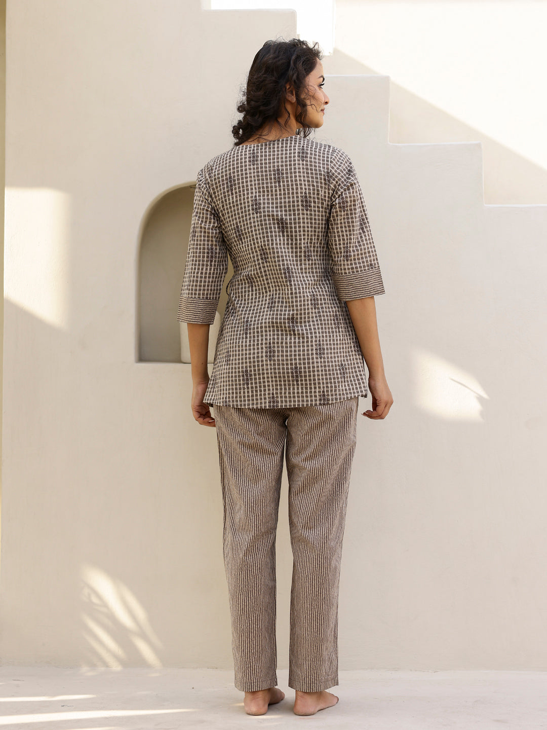 Printed Pure Cotton Night suit