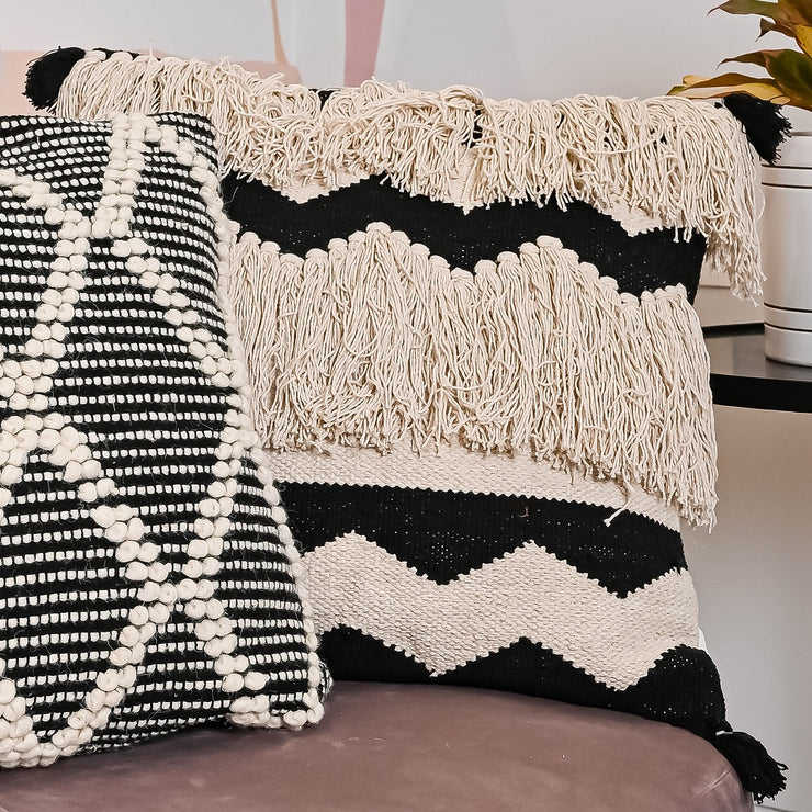 BB Set of 2 Hand-Weaved Cotton Cushion Covers