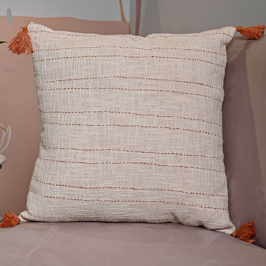 Handloom Pure Cotton Cushion Cove