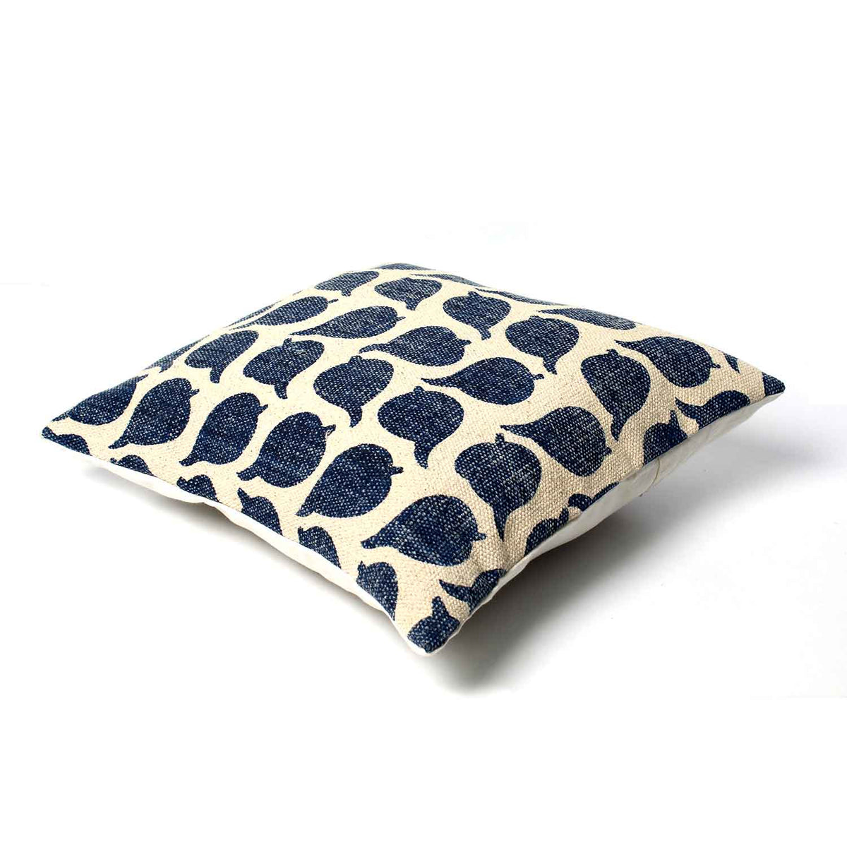 Blue 100% Cotton Rug Cushion Covers.