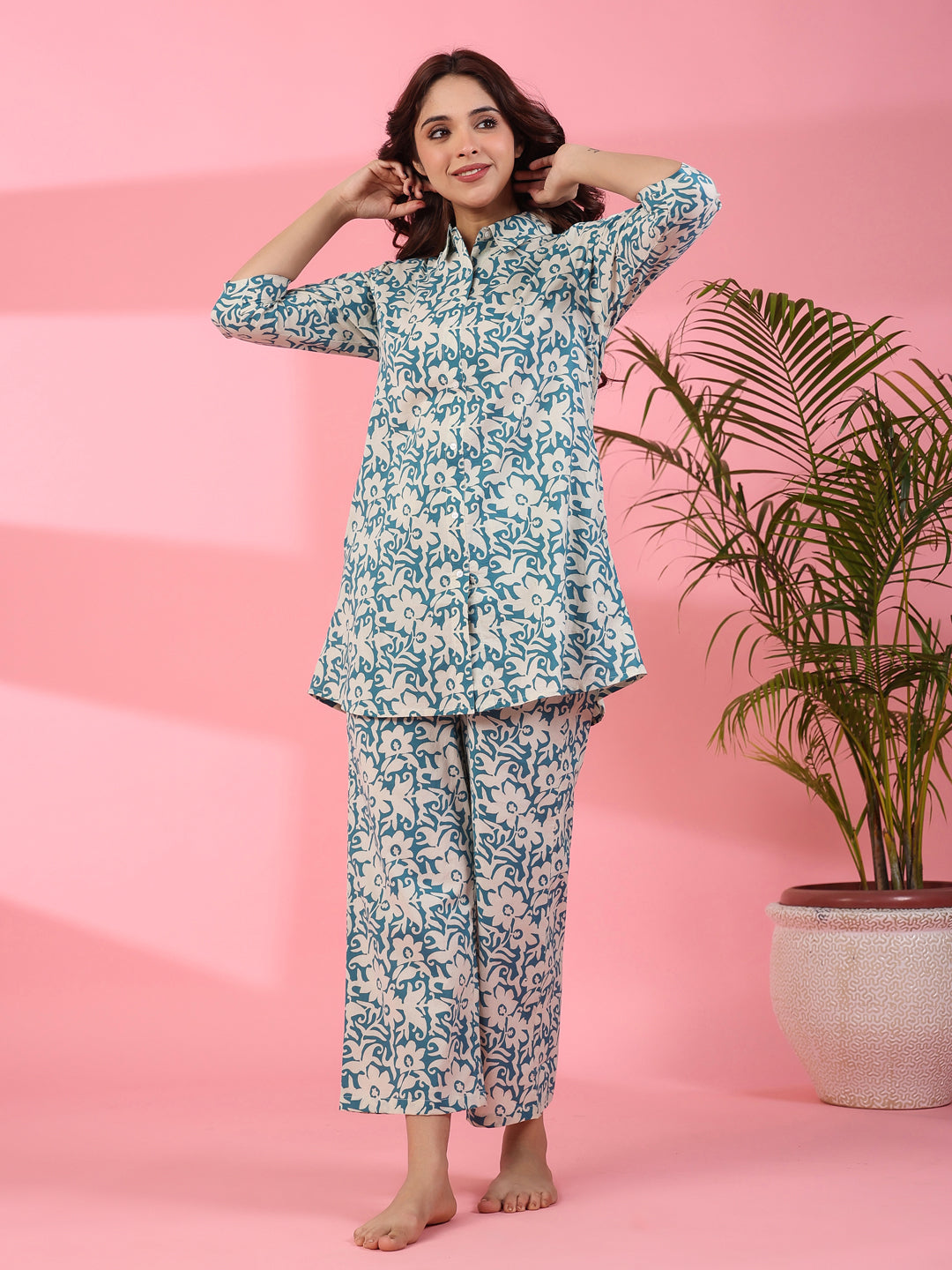 Cornflower Cotton  Co-ord set
