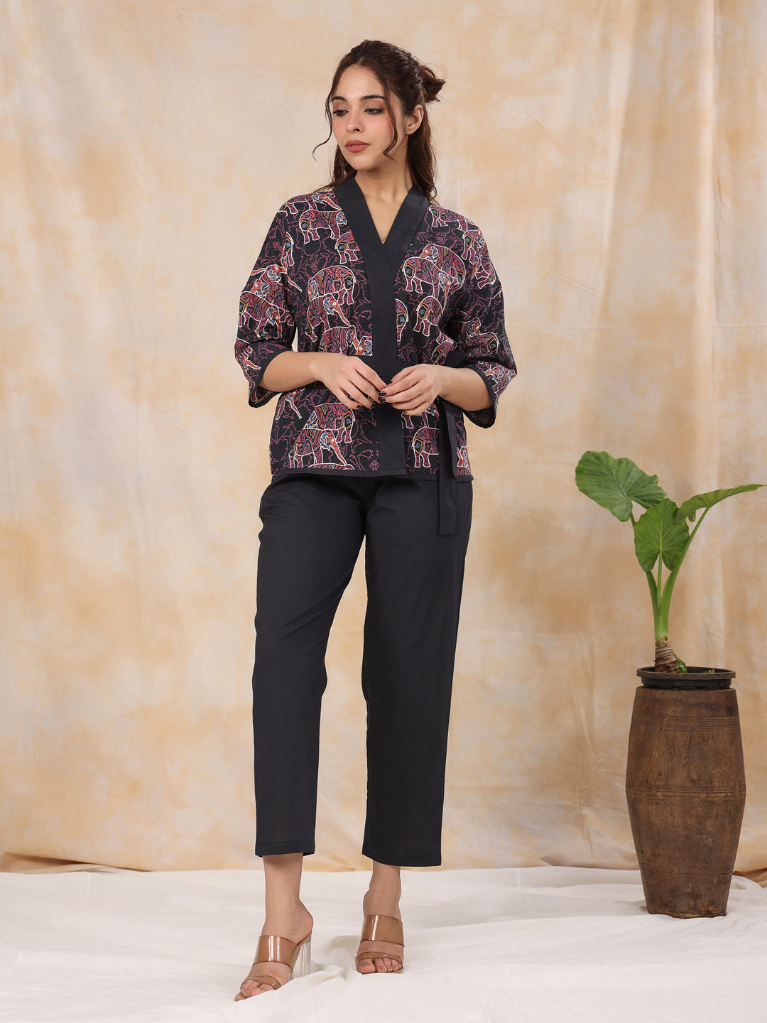 Elephant cotton co-ord set