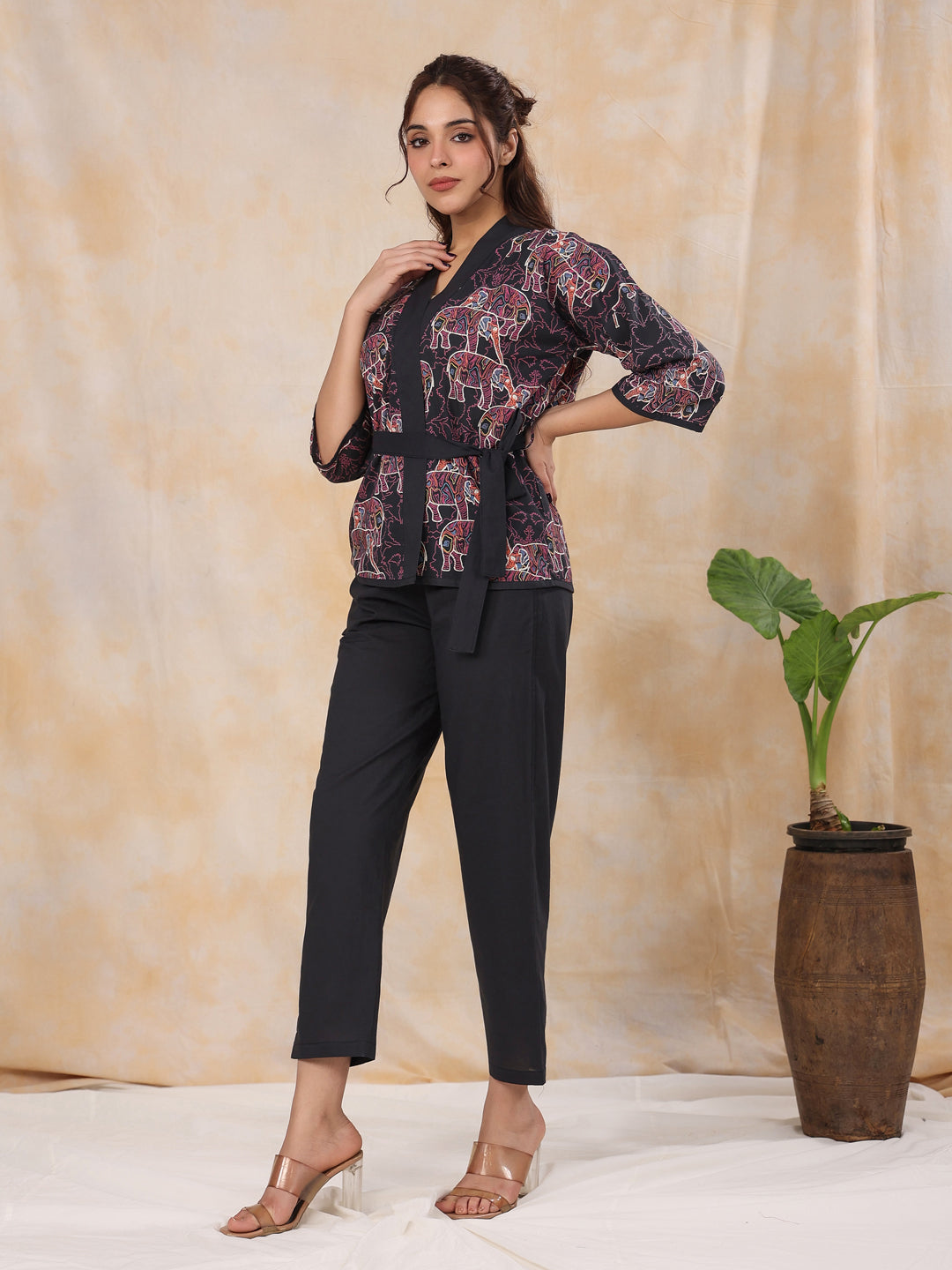 Elephant cotton co-ord set